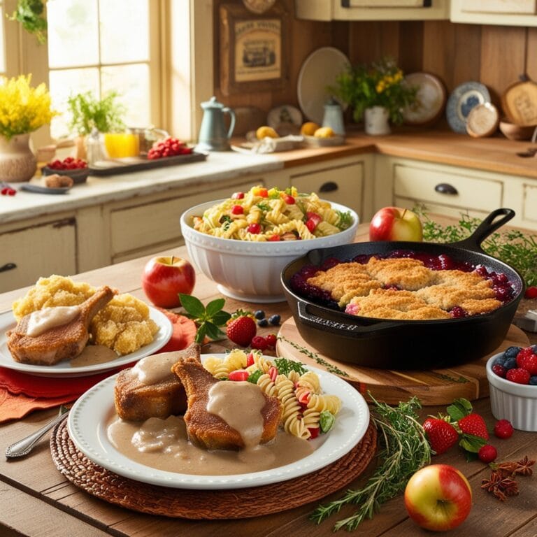 Leonardo Phoenix An inviting kitchen scene with a rustic South 0 1