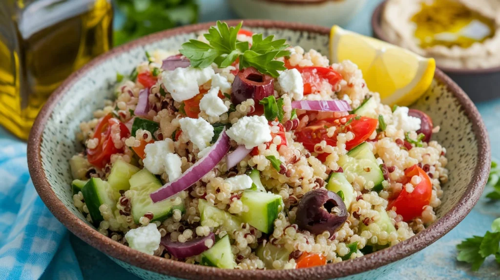 Salad Recipes for Lunch 7 Mediterranean Quinoa Salad