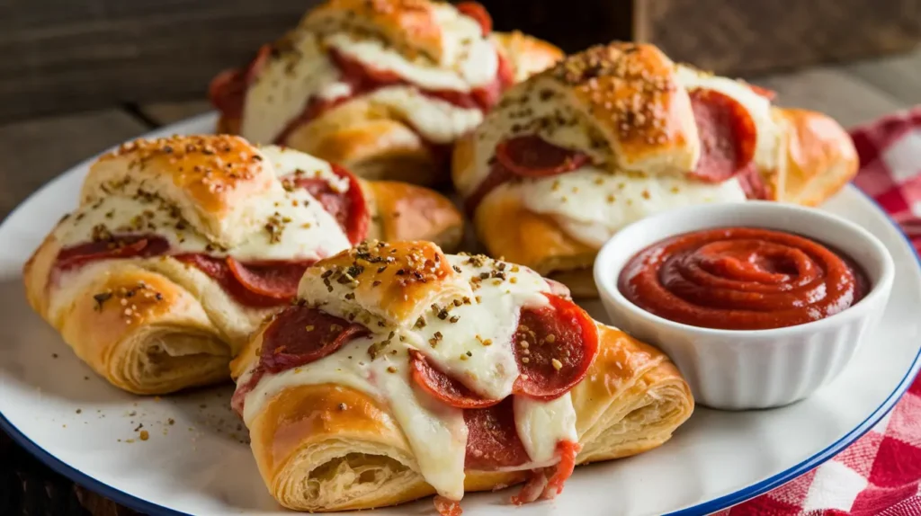 Creative Pillsbury dinner ideas 4 Pizza Stuffed Crescent Rolls