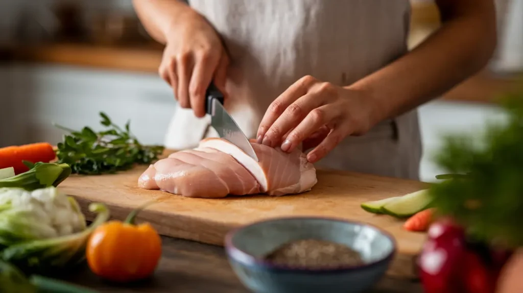 Easy Chicken Dinner Recipes with Few Ingredients 3 Preparation Process