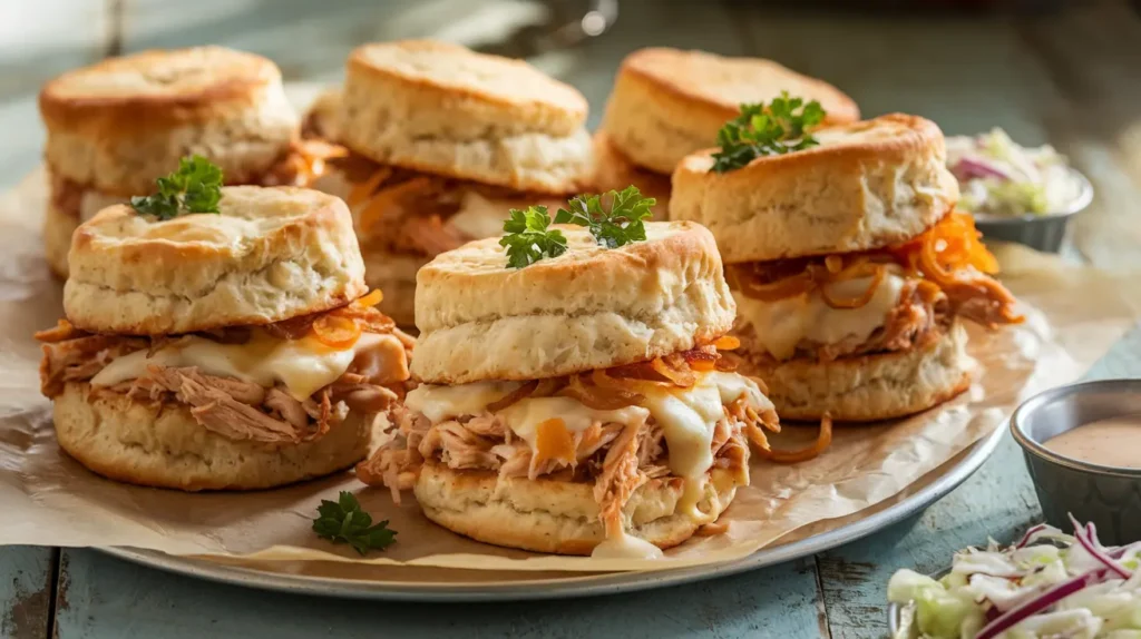 Creative Pillsbury dinner ideas 3 Stuffed Biscuit Sandwiches