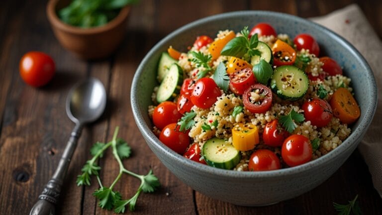 Quinoa Salad with Roasted Veggies