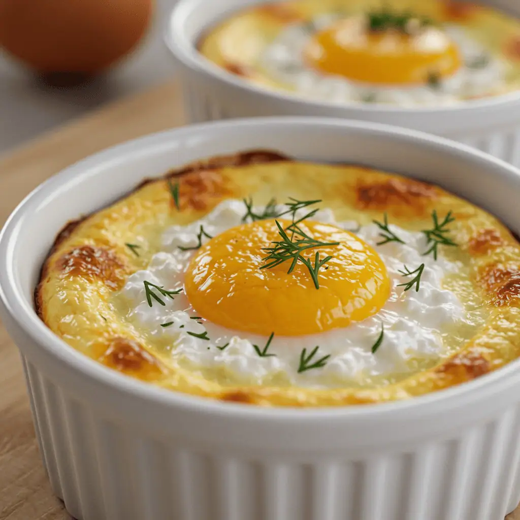 Discover the Secret to Creamy Baked Cottage Cheese Eggs!