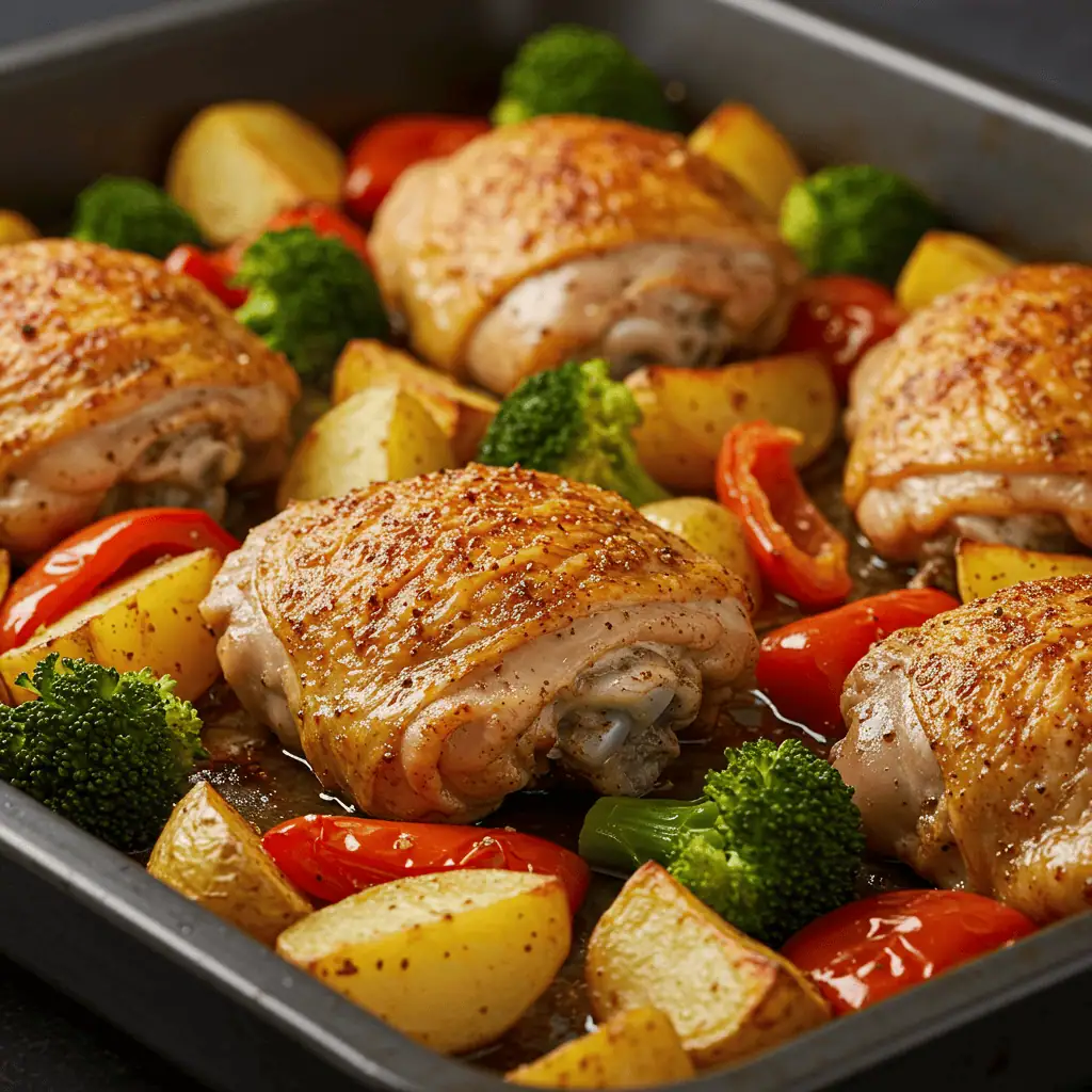 Make Every Dinner Special with Authentic Halal Cuisine! 3 baked halal chicken thighs for dinner