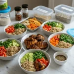 gluten free halal food prep containers