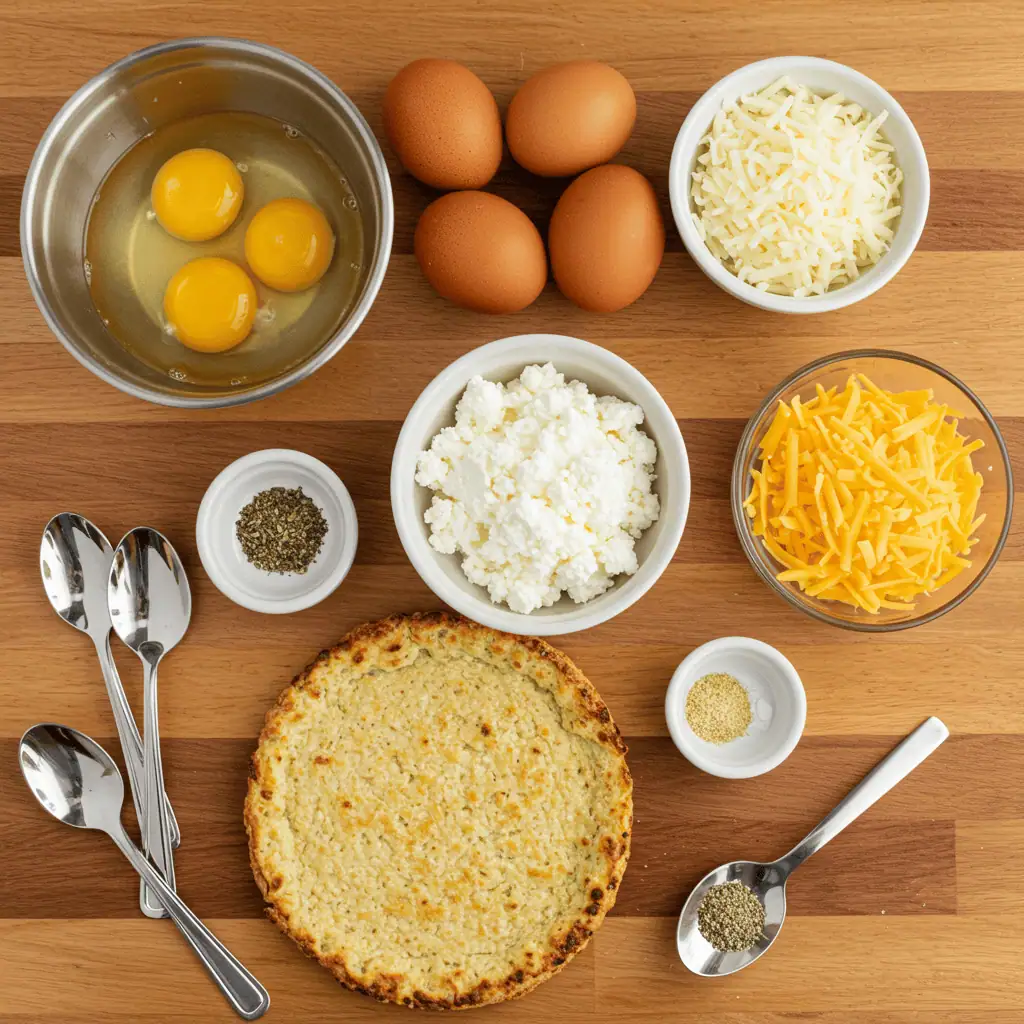 Keto cottage cheese egg crust ingredients