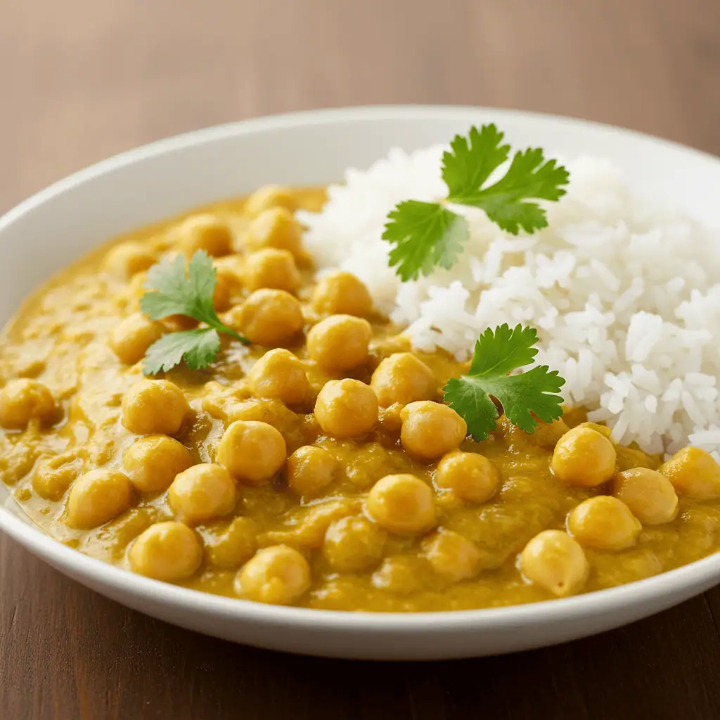 Make Every Dinner Special with Authentic Halal Cuisine! 4 chickpea halal dinner curry
